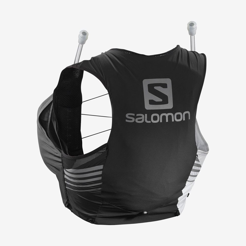Salomon Israel SENSE 5 SET WOMEN LTD EDITION - Womens Trail Running Packs - Black/White (WGLN-52971)